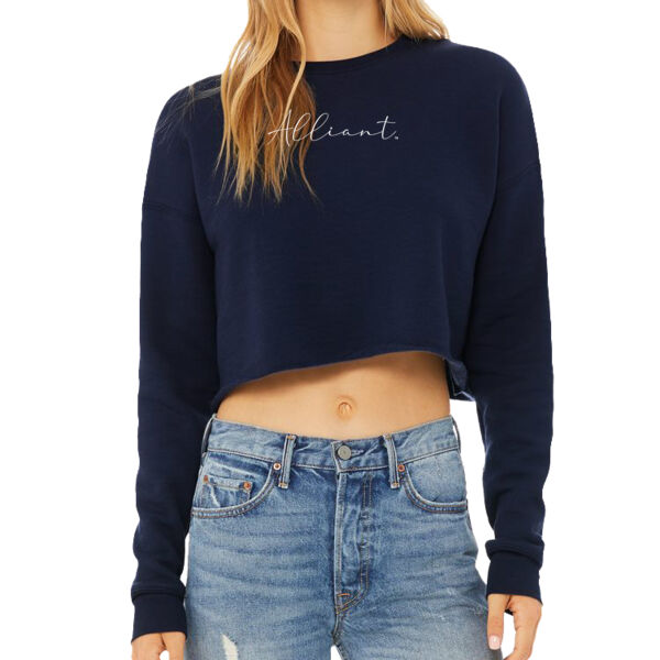   - BELLA + CANVAS Women's Cropped Crew Fleece Thumbnail
