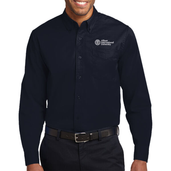   - Extended Size Long Sleeve Easy Care Shirt Thumbnail