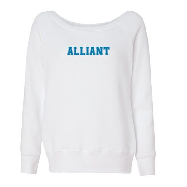   - Women’s Sponge Fleece Wide Neck Sweatshirt Thumbnail